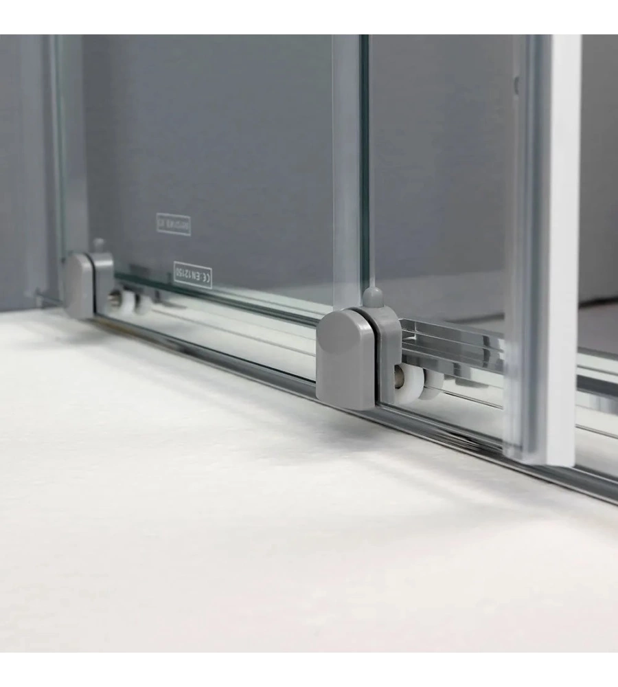 BOX DOCCIA "SOLE" CROMATO, 70X90X185 CM